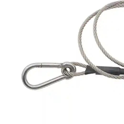 Stainless steel 5mm x 85cm Wire Cable Safety Rope